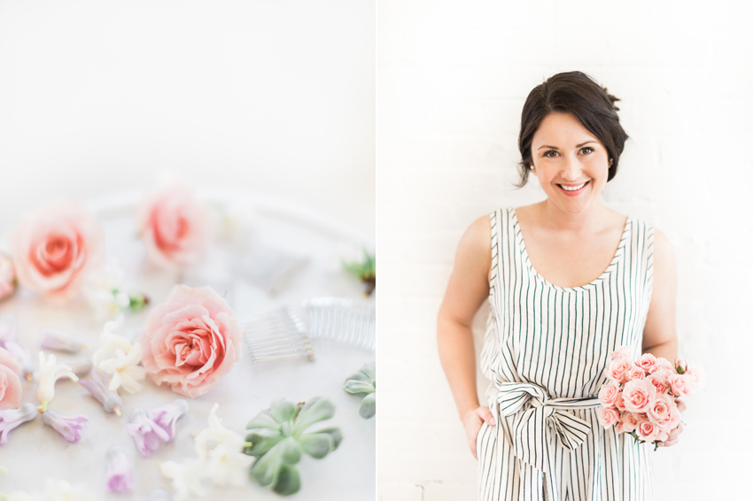 How To Make Fresh Flower Hair Combs Rhiannon Bosse Michigan